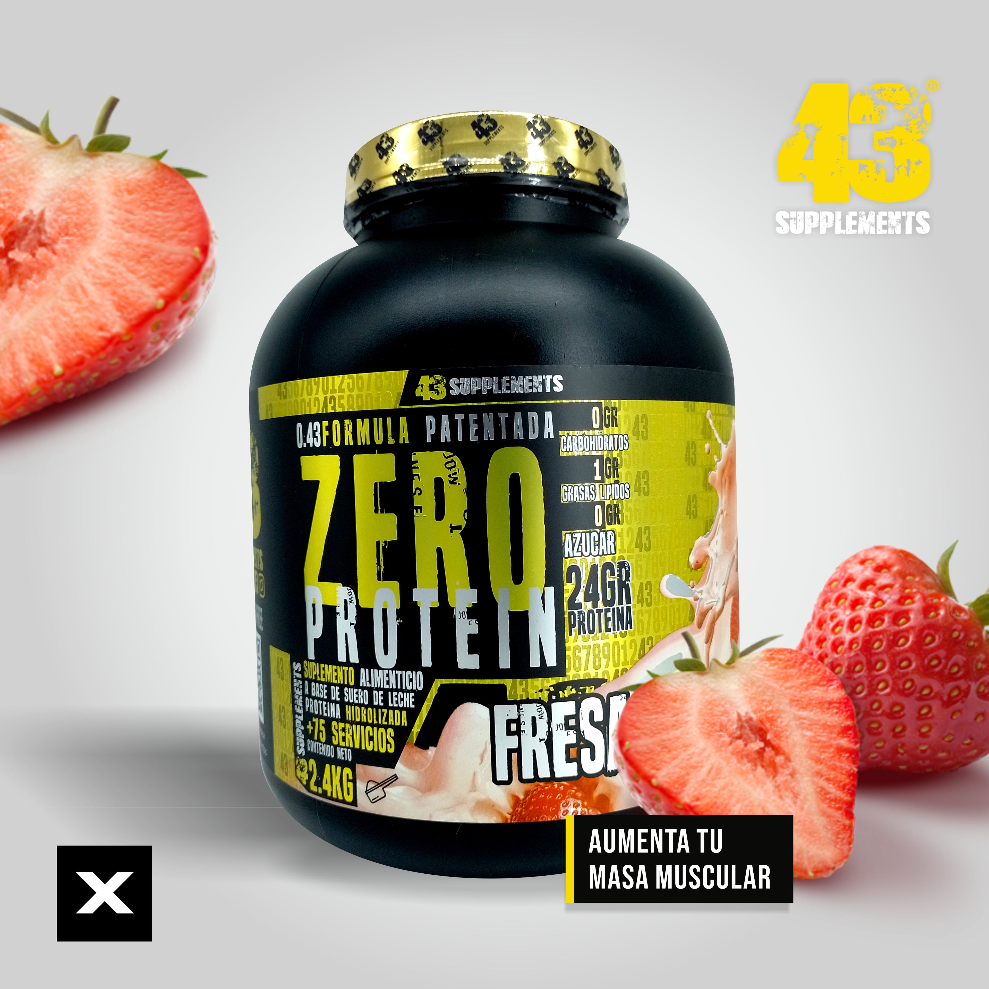 Proteína ZERO Hidrolizada | Cero Azúcar | Cero Carbohidratos