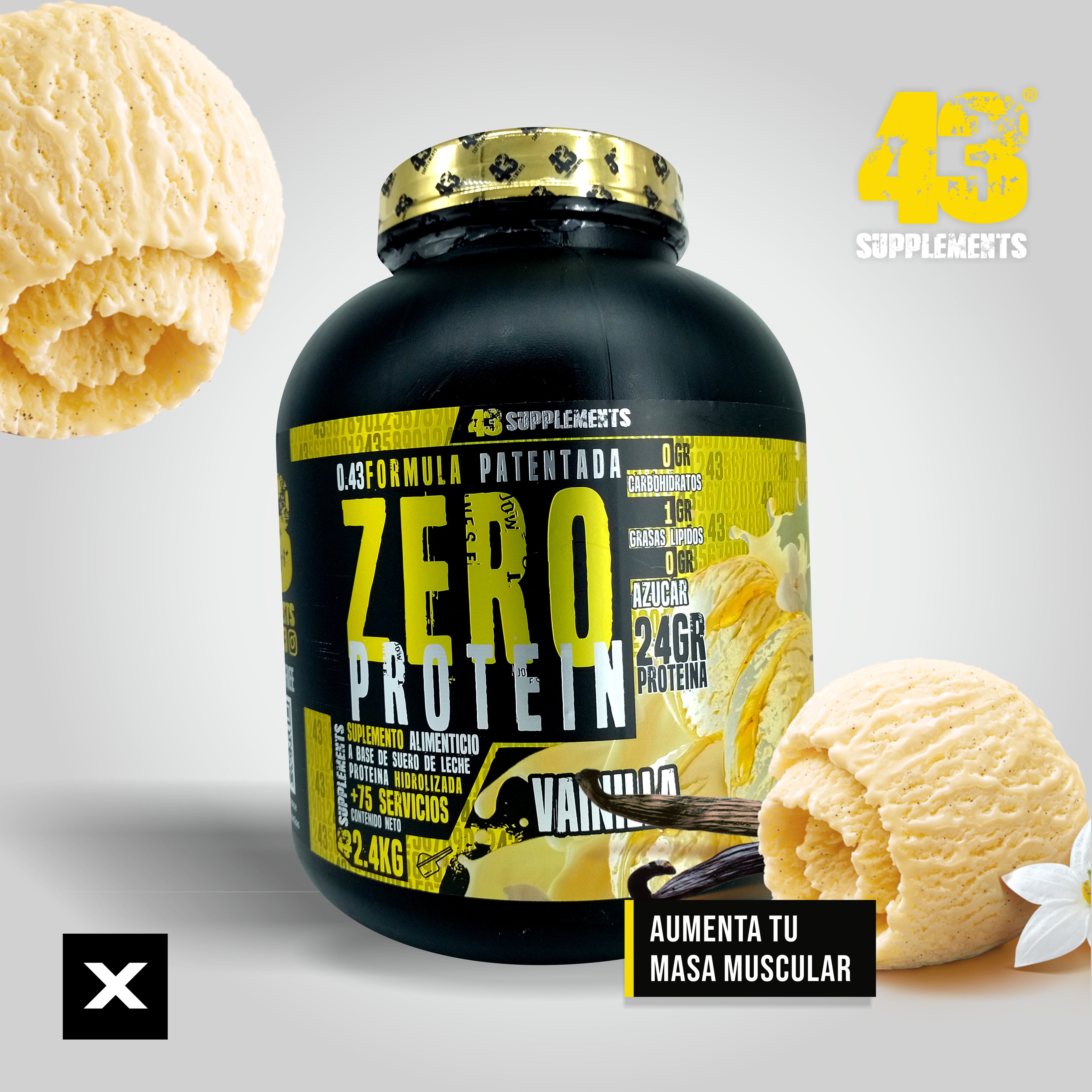 Proteína ZERO Hidrolizada | Cero Azúcar | Cero Carbohidratos