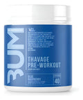 Pre Entreno Cbum Thavage Pwo Raw Nutrition 40 Servicios