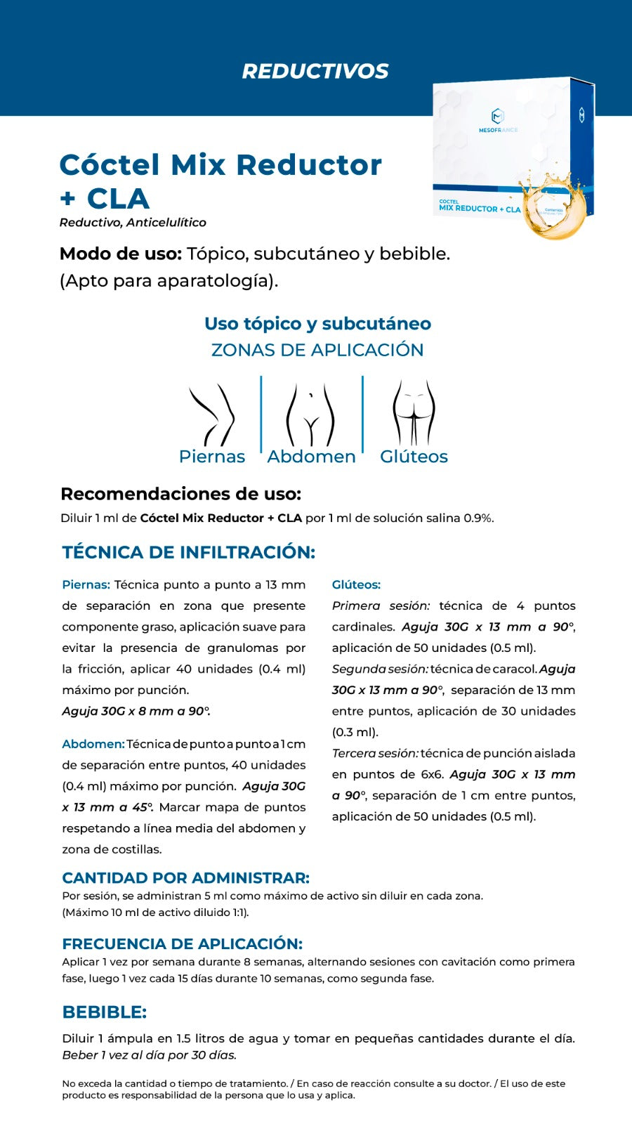 Coctel Mix Reductor + CLA