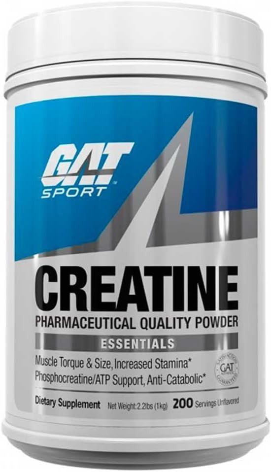 Creatina Monohidratada GAT 1 kg - 200 Servicios