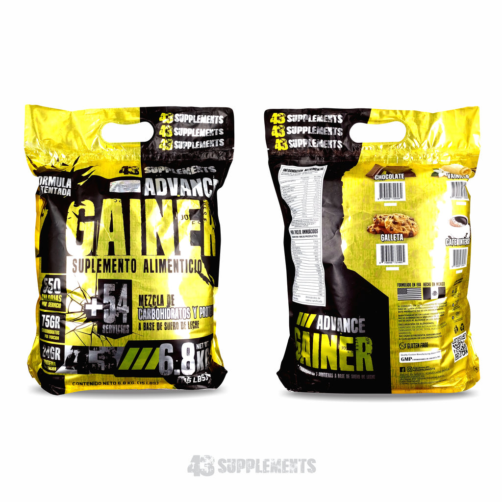 Proteína Advance Gainer Ganador de Masa 43 Supplements 6.8KG