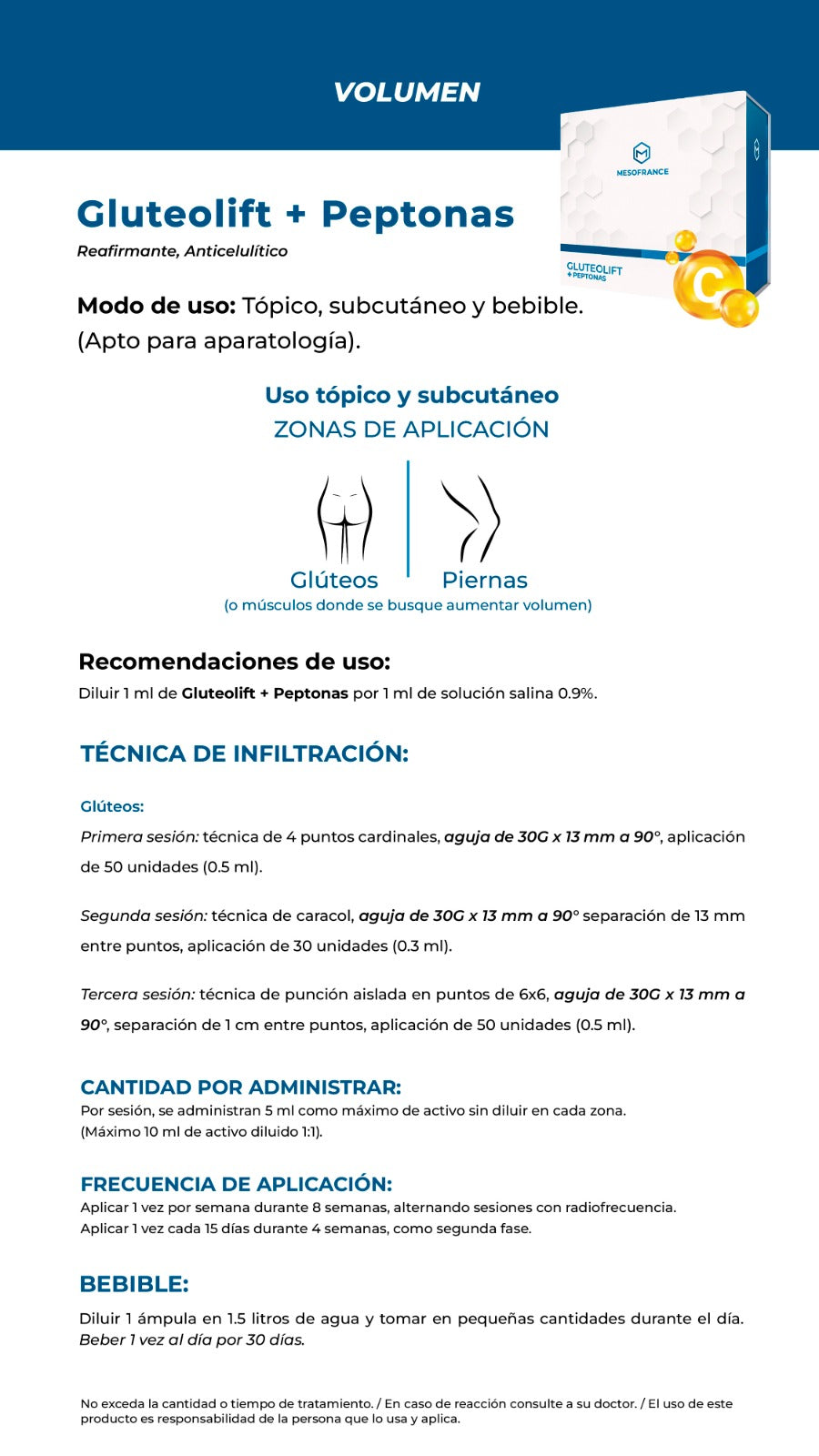 Gluteolift + Peptonas