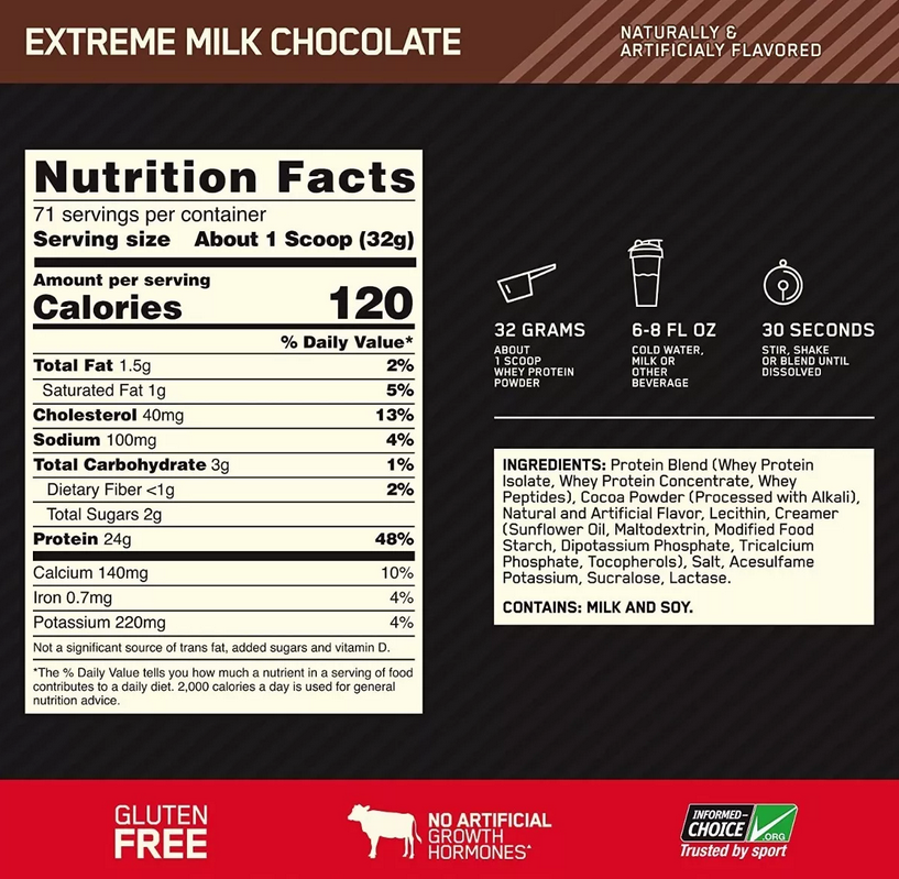 Optimum Nutrition Proteína Gold Standard 100%