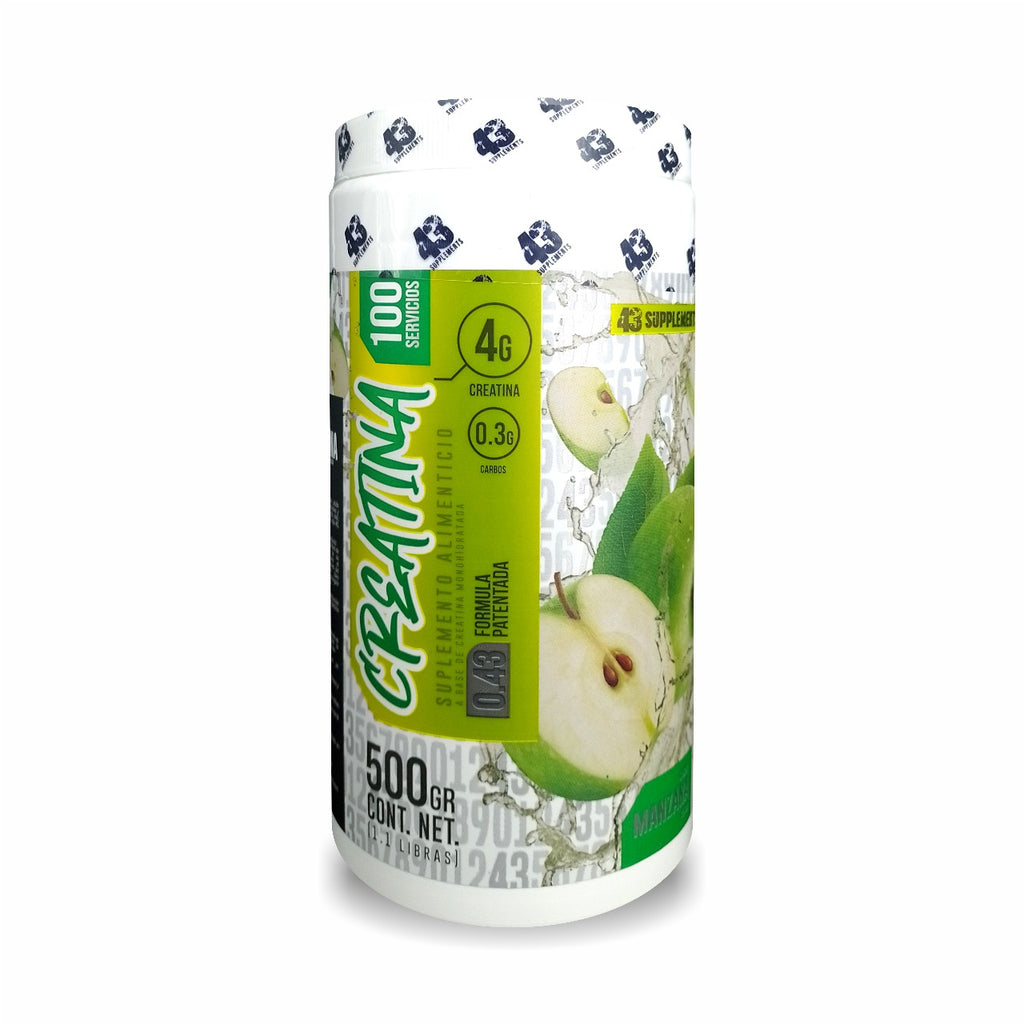 Creatina de Sabor 500 Gr 100 Servicios Alta Puereza