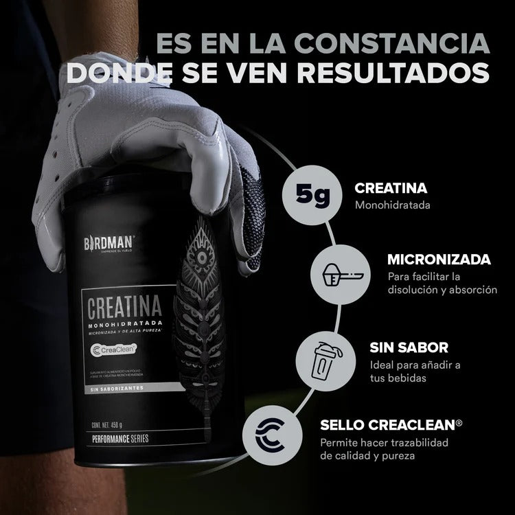 Creatina Birdman 450gr 90 Servicios