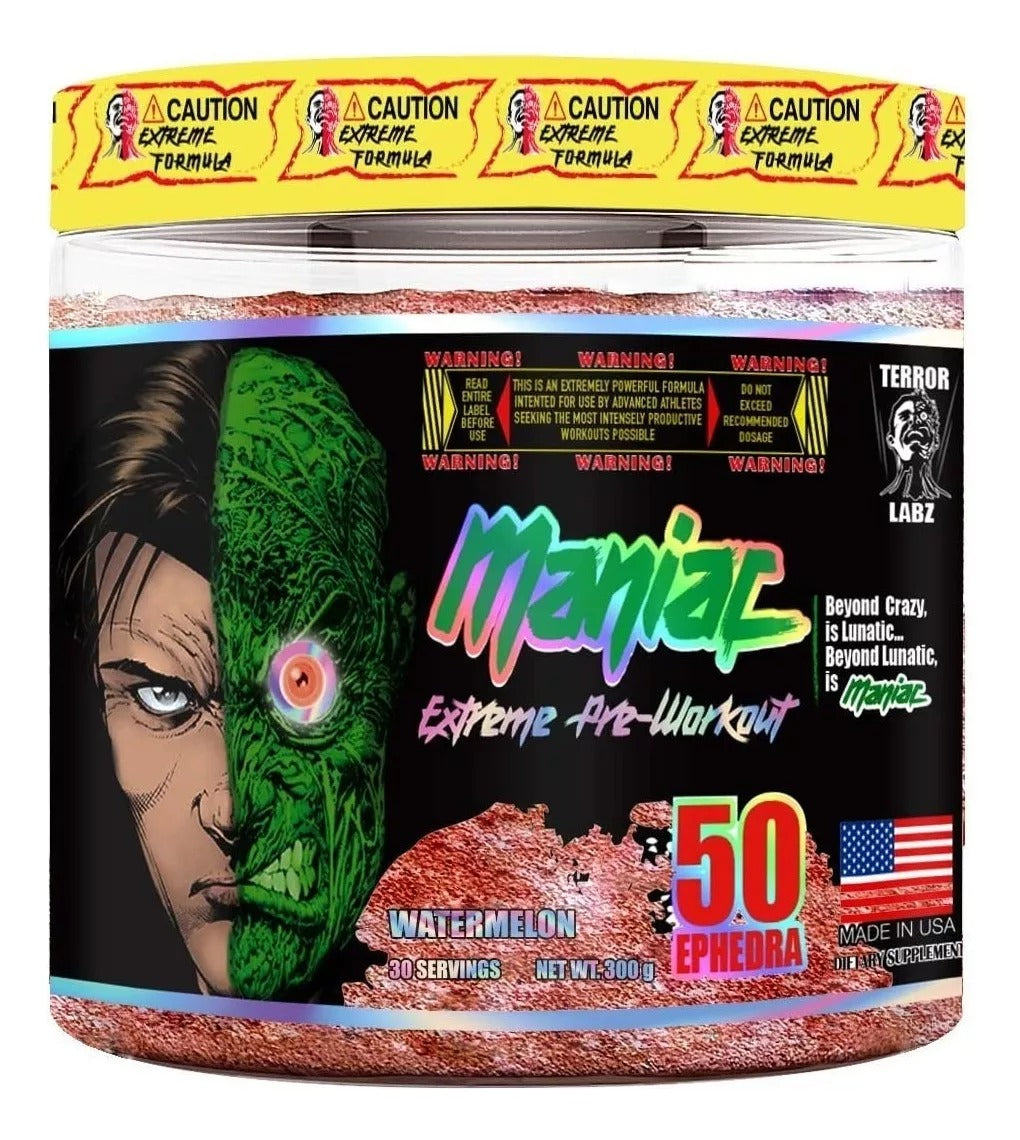 Maniac Terror Labz Pre Entreno Pre Workout