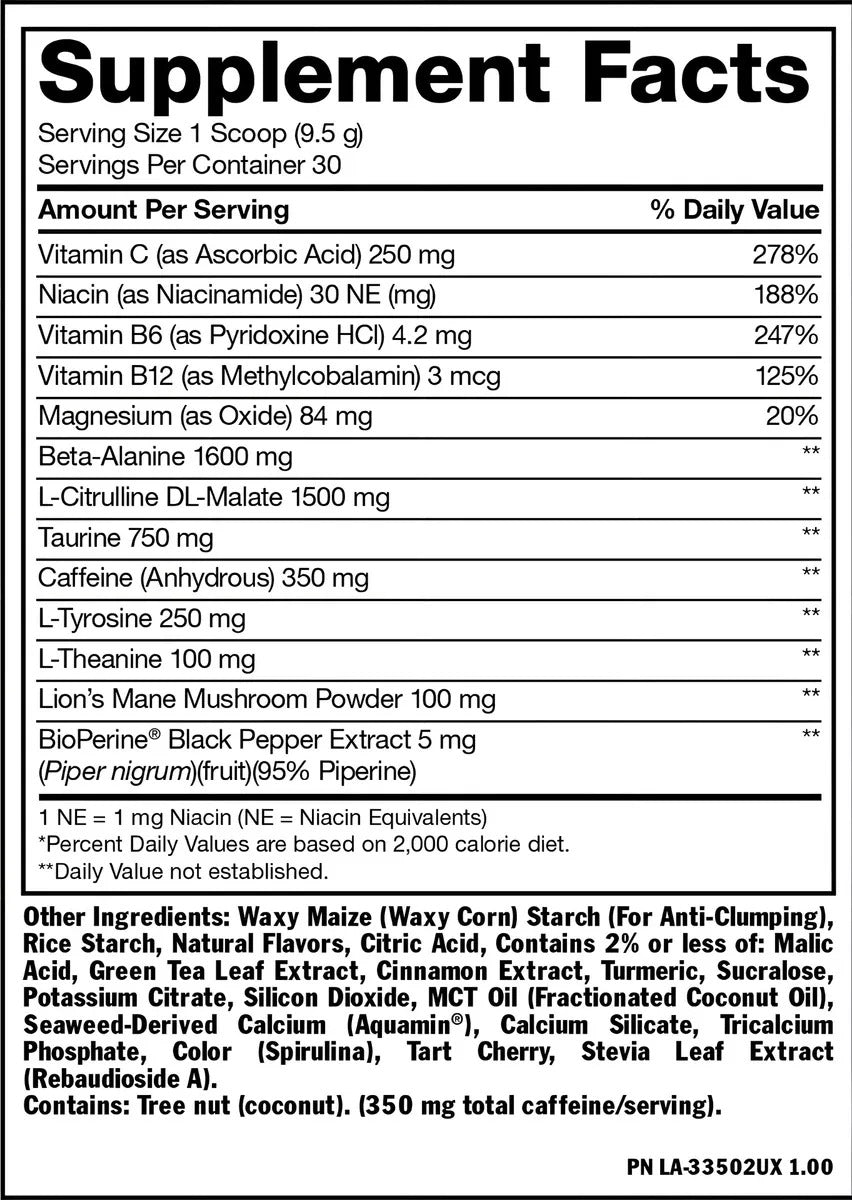 Mutant Pre Entreno Madness 30 Servicios